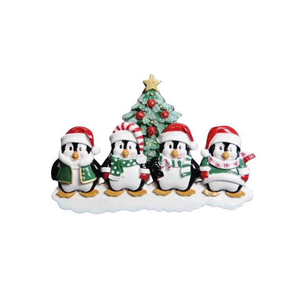 Penguin Family of 4