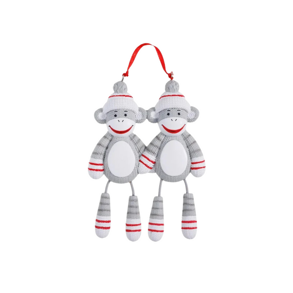 Sock Monkey Family of 2